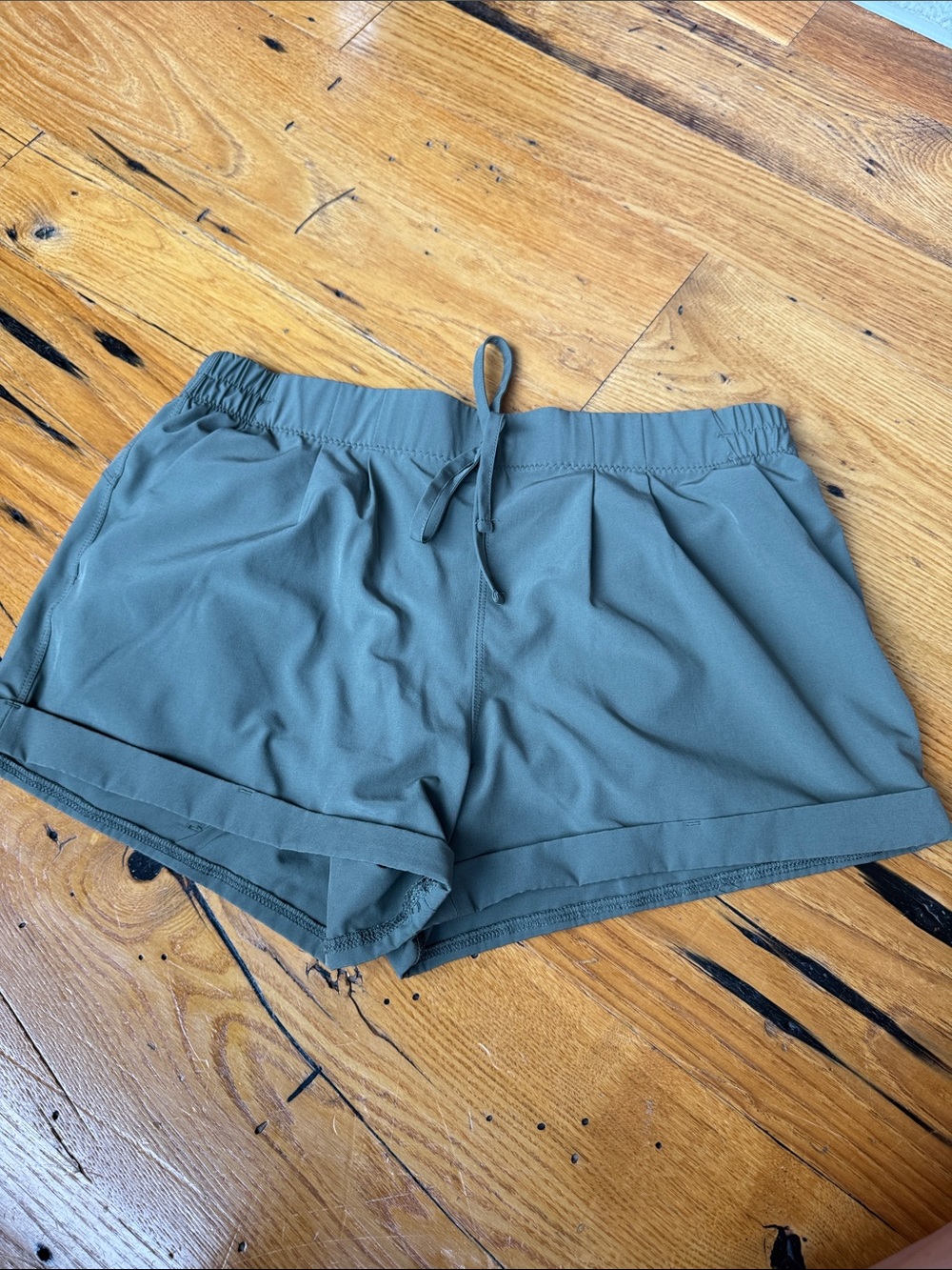 Women’s Zyia Olive Green Athletic Shorts